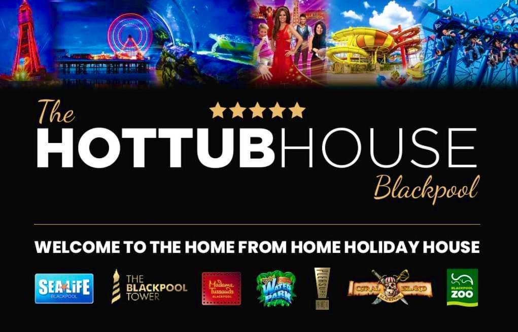 New…The Hottub House Blackpool Pleasure Beach Exterior foto